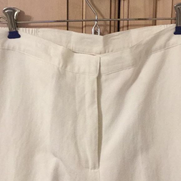 NEVER WORN-White Pant, 55% Linen, 45% Rayon, Sz 12 - Picture 4 of 6